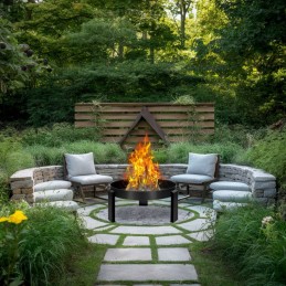 Ketaus sodo laužavietė 80 cm