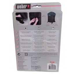 Weber 7120 vandeniui atsparus dangtelis griliui q premium 67 x 43 cm