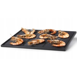 Ketaus kepsninės kepsninė 43x35cm keptuvė