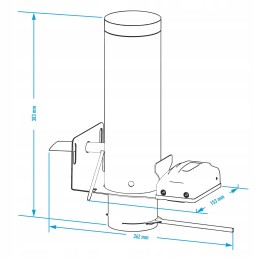Dūmų generatorius Dragon Jet 2 su pelenine ir pompa Browin 330142