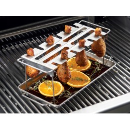 „Broil king“ blauzdelių kabykla su skrudintuvu el. knyga