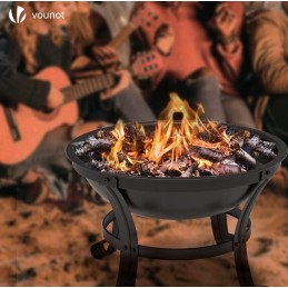 Židinys su apsauga nuo kibirkščių, grotelės, grilis terasai, sodas