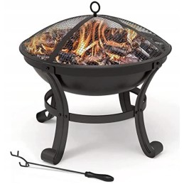 Židinys su apsauga nuo kibirkščių, grotelės, grilis terasai, sodas