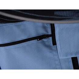 Megztinis su užtrauktuku su kepure, mėlynas, xxxl