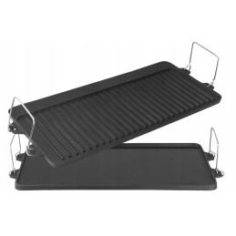 Keptuvė, ketaus kepsninė, grotelės, 52x25