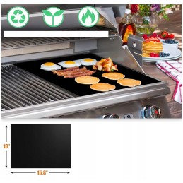 Priedų rinkinys, kepsninės reikmenys, kepsninės reikmenys, plieninės žnyplės, kepsninės kilimėlis be dėklo