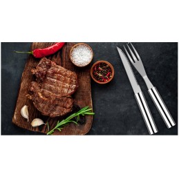 Priedų rinkinys, kepsninės reikmenys, kepsninės reikmenys, plieninės žnyplės, kepsninės kilimėlis be dėklo