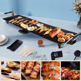 Teppanyaki grilio plokštė pagaminta iš aliuminio su temperatūros reguliavimu