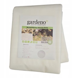 Balta agrotekstilė 50g pavasarinė žemės danga mulčiavimas nuo piktžolių 3,2x5 m