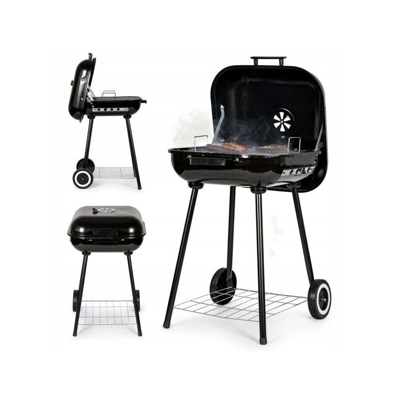 Sodo kepsninė su atverčiamu dangčiu