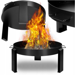 Ketaus ir plieno sodo židinys 80cm☀️