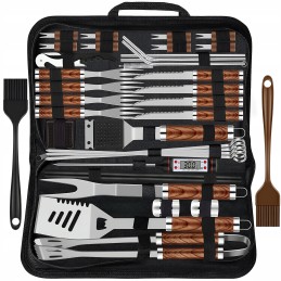 Išskirtinis kepsninės komplektas, pagamintas iš nerūdijančio plieno