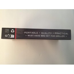 Išskirtinis kepsninės komplektas, pagamintas iš nerūdijančio plieno