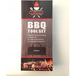 Išskirtinis kepsninės komplektas, pagamintas iš nerūdijančio plieno