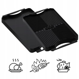 Dvipusė grilio plokštė