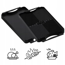 Dvipusė grilio plokštė