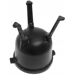 Ketaus medžioklės puodas, 8 litrai, emaliuotas puodas