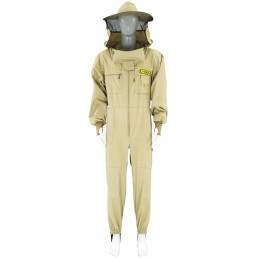 Beekeeping suit with hat PREMIUM XXXL BEIGE