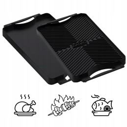 Dvipusė grilio plokštė