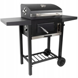 Sodo anglies grilis ant ratukų, lentynos, anglies bbq briketų grilis