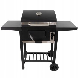 Sodo anglies grilis ant ratukų, lentynos, anglies bbq briketų grilis