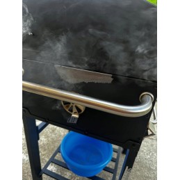 Sodo anglies grilis ant ratukų, lentynos, anglies bbq briketų grilis