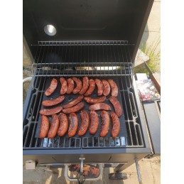 Sodo anglies grilis ant ratukų, lentynos, anglies bbq briketų grilis