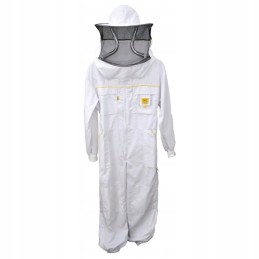 Bitininkystės kostiumas su kepure M baltas