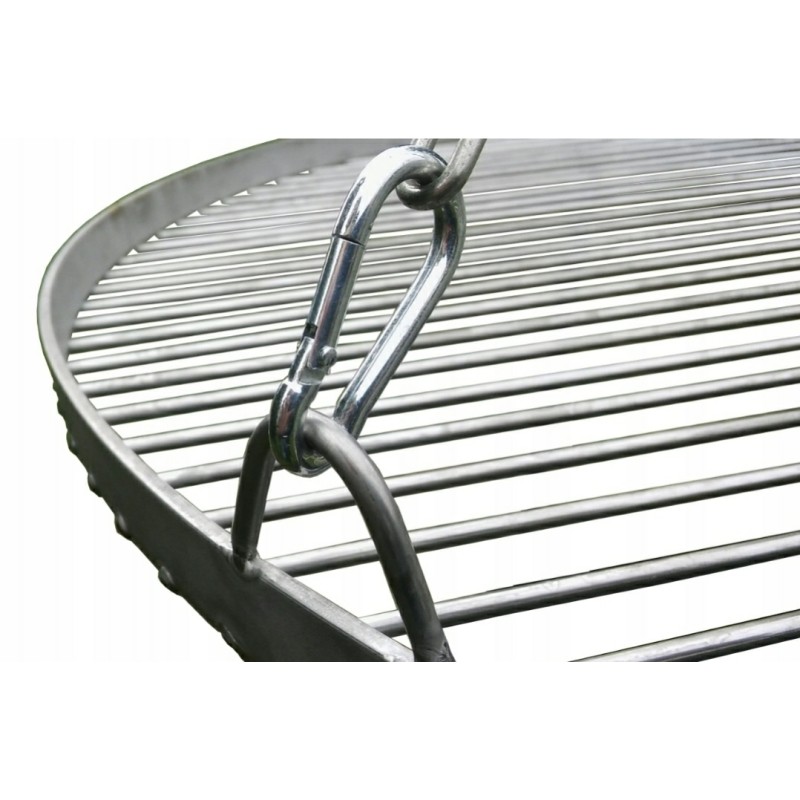 Trikojis sodo grilis, storos nerūdijančio plieno grotelės 70