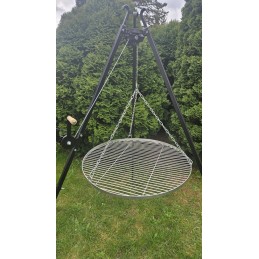 Trikojis sodo grilis, storos nerūdijančio plieno grotelės 70