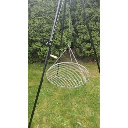 Trikojis sodo grilis, storos nerūdijančio plieno grotelės 70