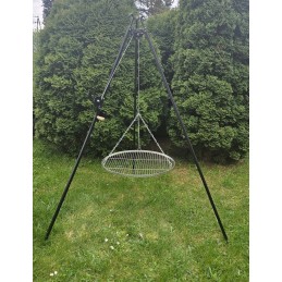 Sodo trikojis grilis su nerūdijančio plieno grotelėmis