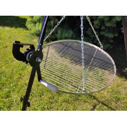 Sodo trikojis grilis su nerūdijančio plieno grotelėmis