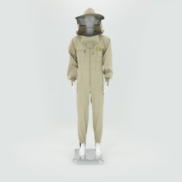 Bitininkystės kostiumas su kepure, xxxl, baltas