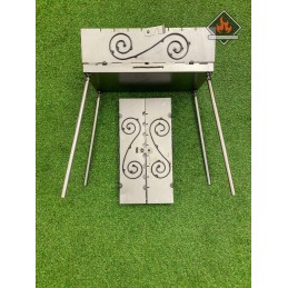 Mangal sulankstomos anglies kepsninės 10 vienetų