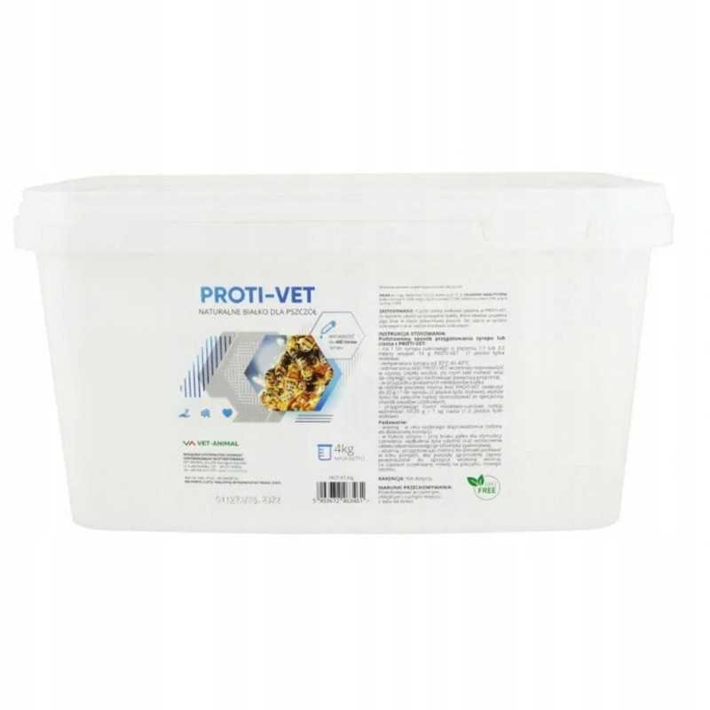 Proti vet baltyminis pašarų priedas bitėms 4 kg
