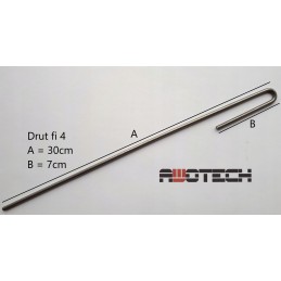 Inkarinis kaištis geotinkleliui fi4, 30cm - 30 vnt