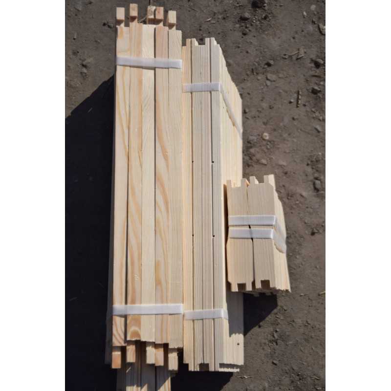 Hoffman dadant rėmas 1 2 100 vnt