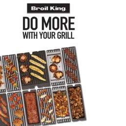 „Broil king“ dvipusė ketaus plokštė signet crown serijos kepsniams (11221)