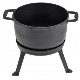 Rossner juodo ketaus puodas, 15l, grilio keptuvė