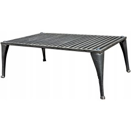 Didelės ketaus židinio grotelės 63x36 grilinei krosnelei