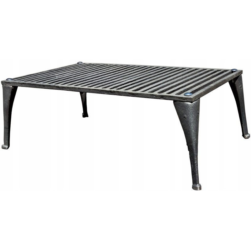 Didelės ketaus židinio grotelės 63x36 grilinei krosnelei