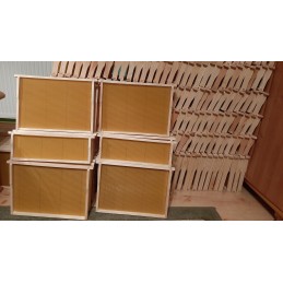 Bičių dadant 5 kg lyson badana natūralus bičių vaškas 5 kg