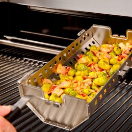 „Broil king“ grilio krepšelis, kepimo krepšelis tolygiai kepti ant grotelių