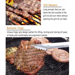 Grilio priedų rinkinys lagamine, 25 vnt