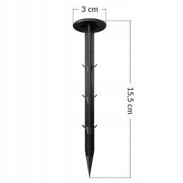 Smeigtukai/smeigtukai agrotekstilės inkarui 100 vnt, 15,5 cm