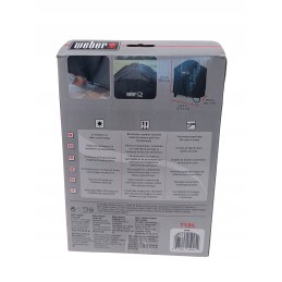 Weber 7184 vandeniui atsparus dangtelis q premium dujinėms kepsninėms 112 x 64 cm
