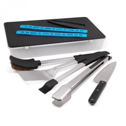 „Broil king“ kepsninės priedų rinkinys, 7 dalys, peilis, indas, lenta