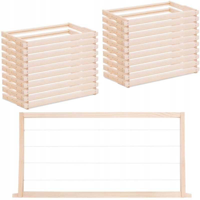 Langstroth bičių avilio rėmas, vielinė pušis, 232 mm - 20 vnt