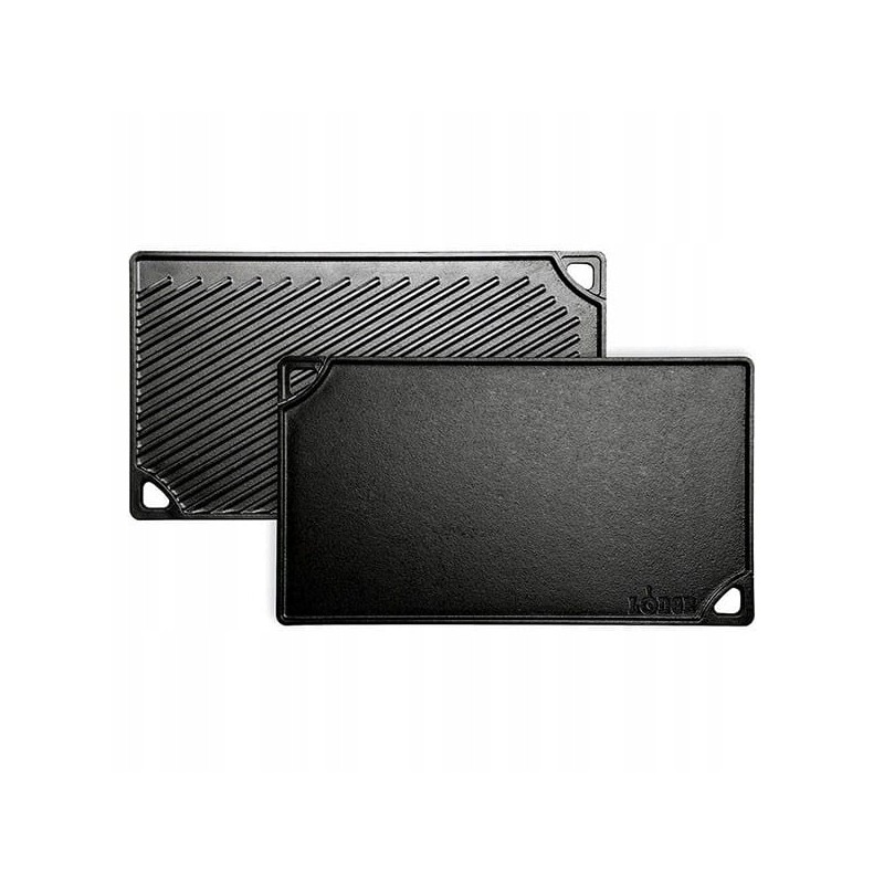 Dvipusė ketaus grotelių plokštė